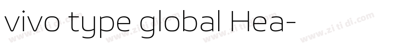 vivo type global Hea字体转换